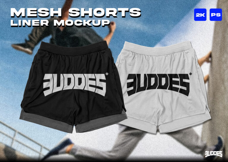 Mesh Shorts Liner Mockup 3uddes