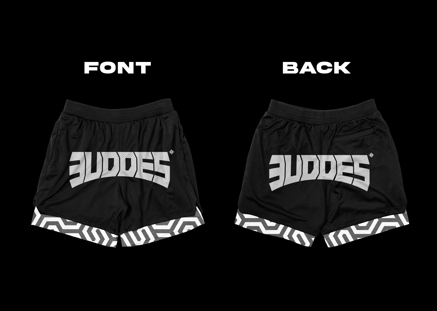 Mesh Shorts Liner Mockup 3uddes