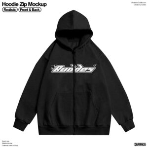 Hoodie Zip Mockup