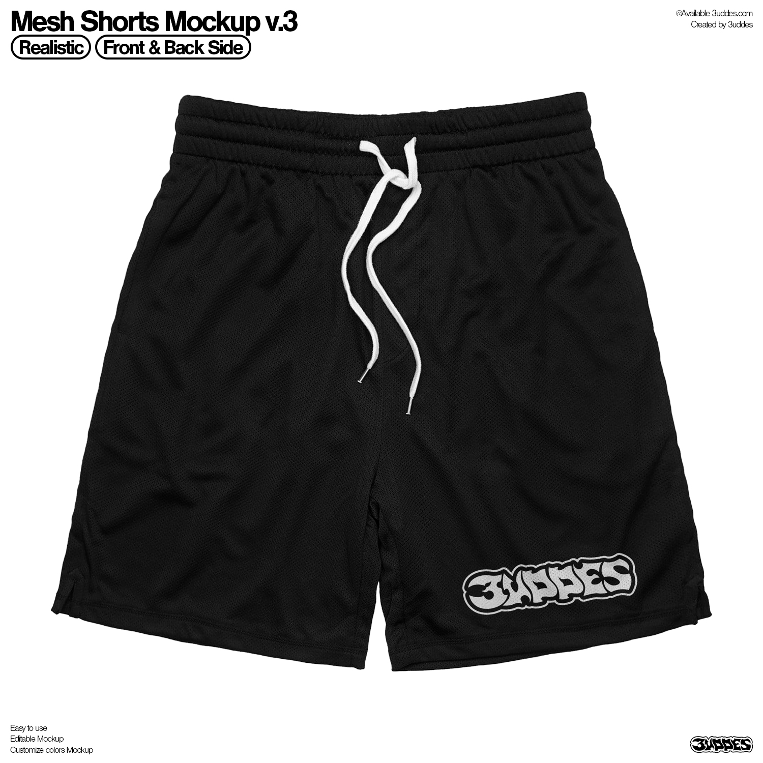 Mesh Shorts Mockup v.3