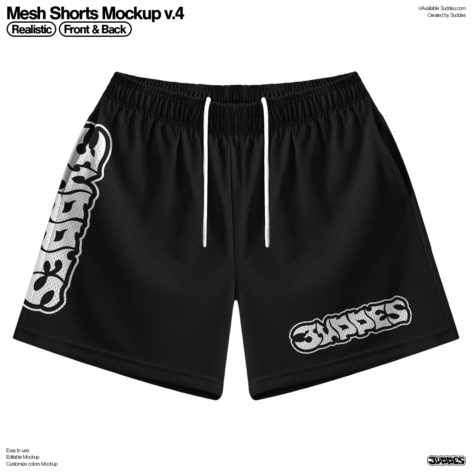 Mesh Shorts Mockup v.4