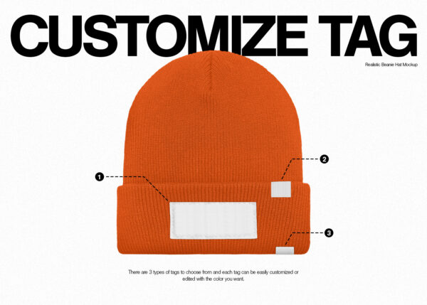 Beanie Hat Mockup