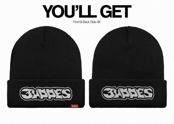 Beanie Hat Mockup