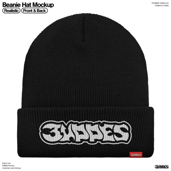 Beanie Hat Mockup