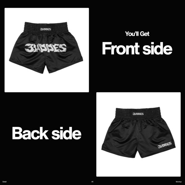 Muay Thai Shorts Mockup