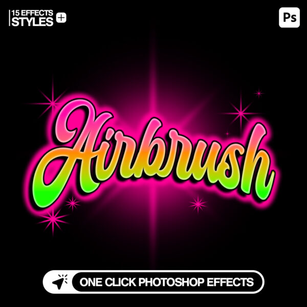 Airbrush Text Effect