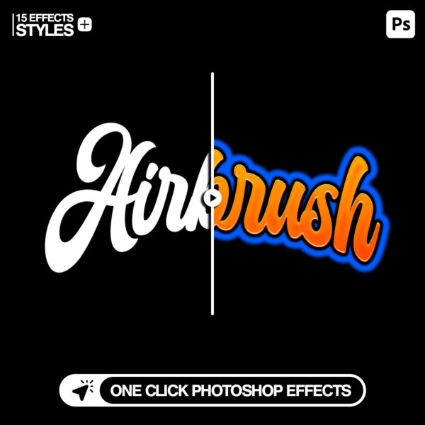 Airbrush Text Effect