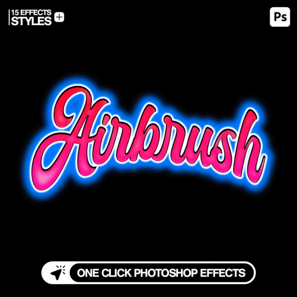 Airbrush Text Effect