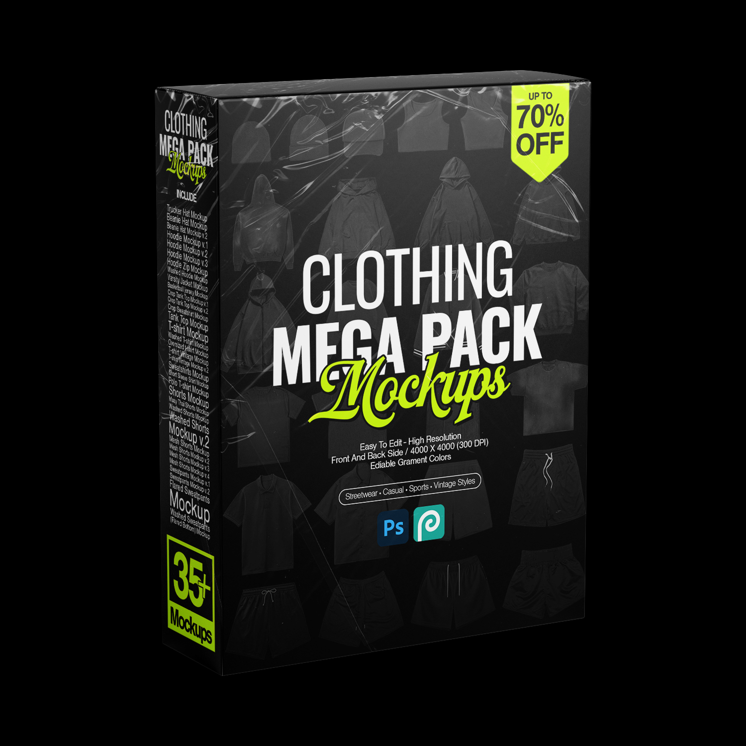 Clothing Mockup Mega Pack