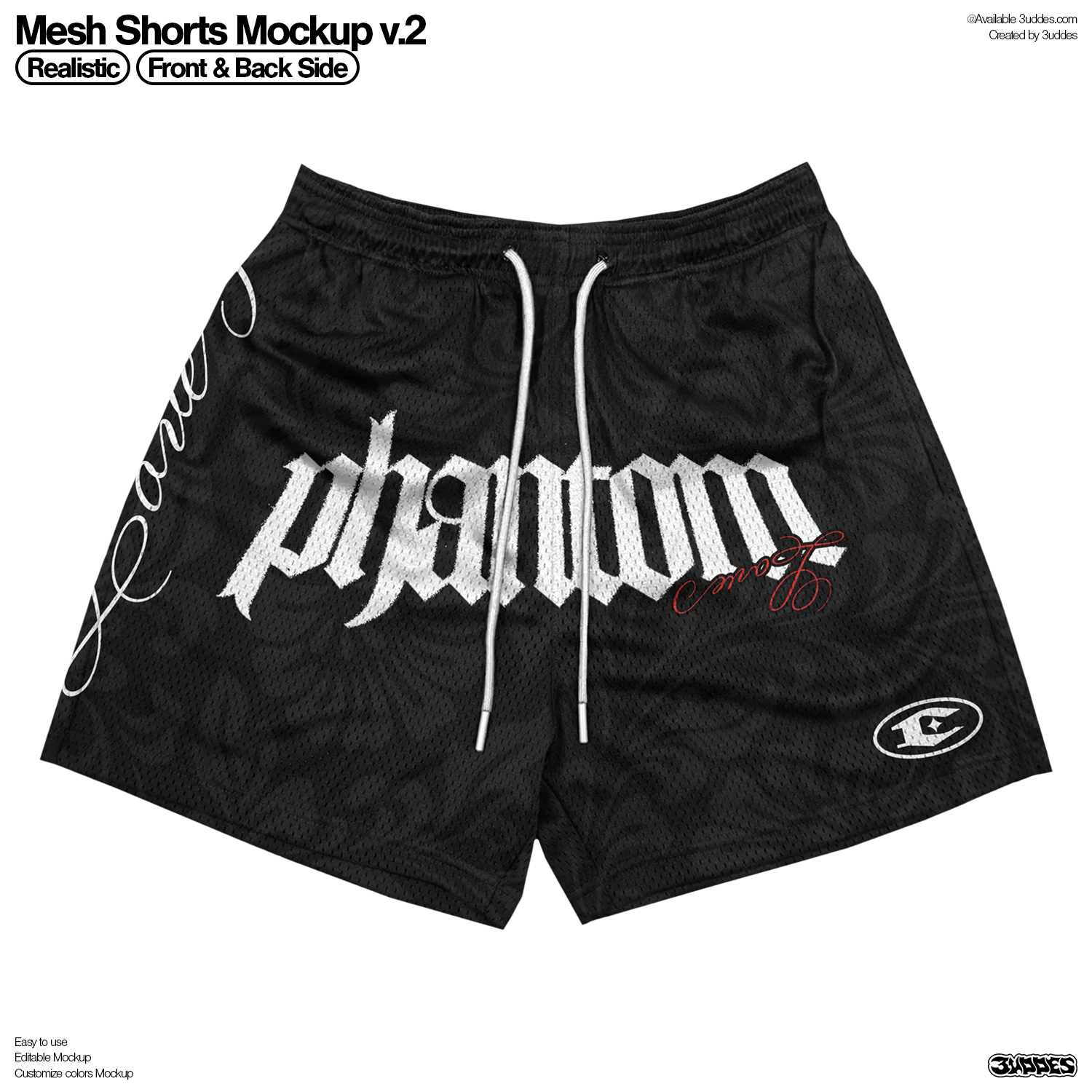 Mesh Shorts Mockup v.2