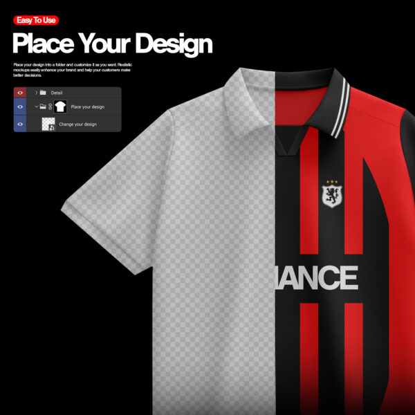 Polo Jerseys Shirt Mockup