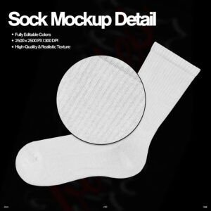 Sock Mockup