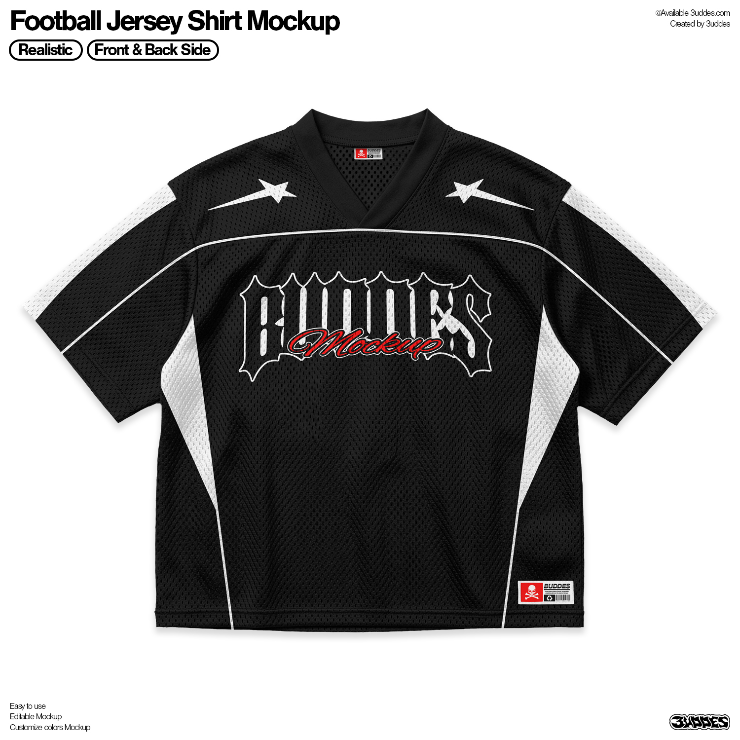 Football Jersey Shirt Mockup